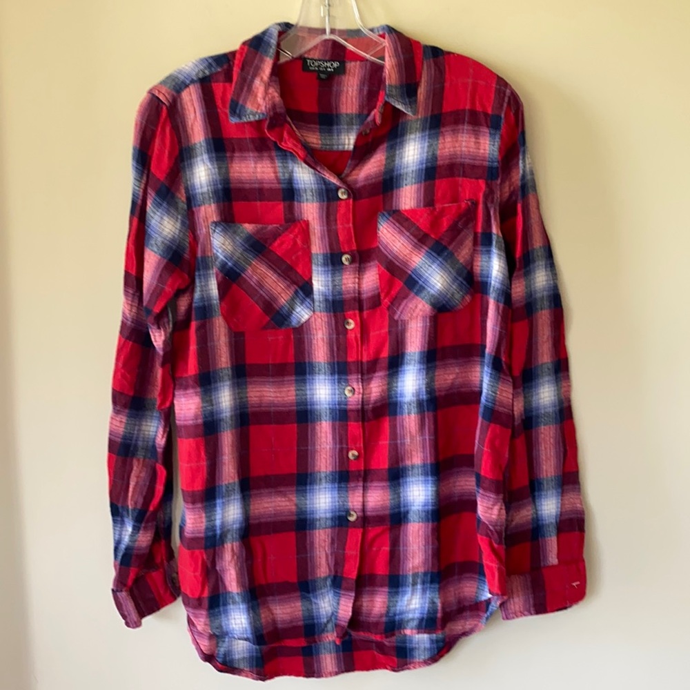 Topshop Flannel Shirt